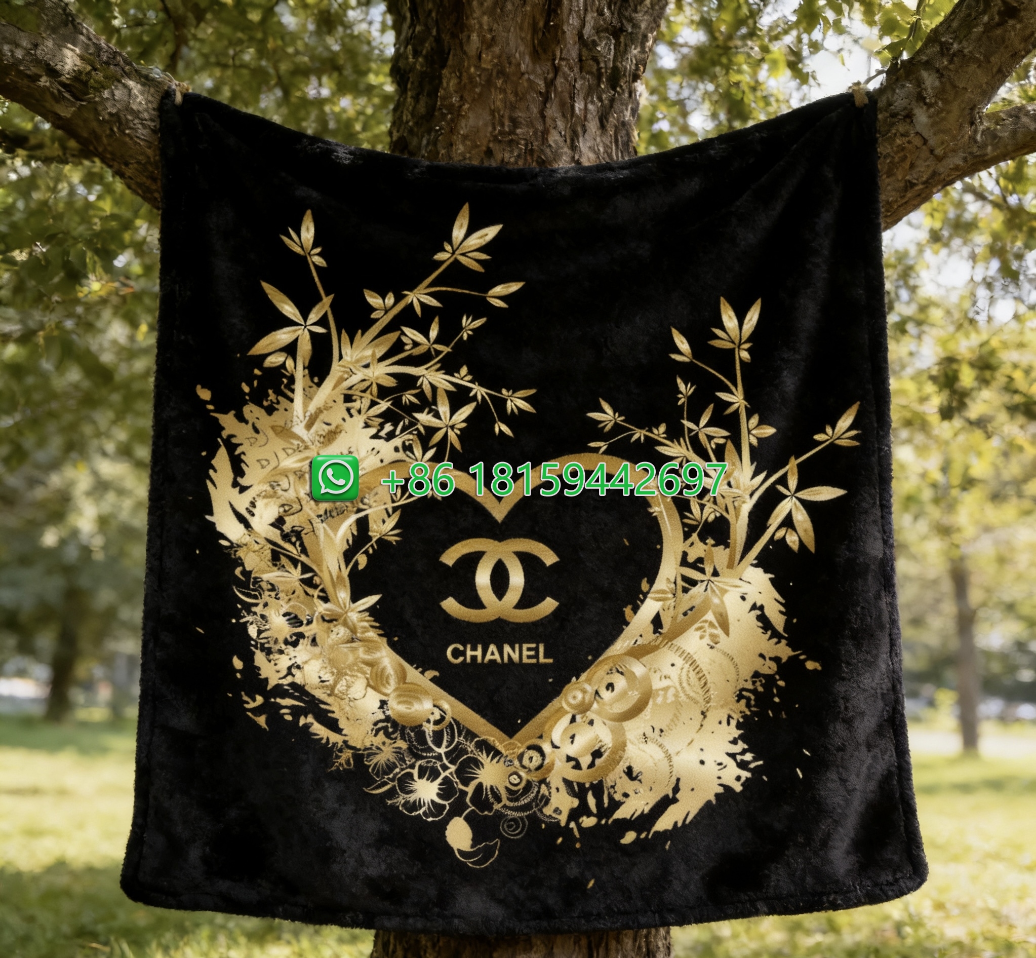 Chanel Throw Blankets